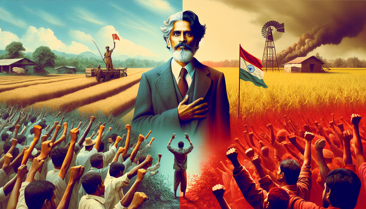 alt_text: Portrait of Martin Luther King Jr. with thoughtful expression and historical context in the background.