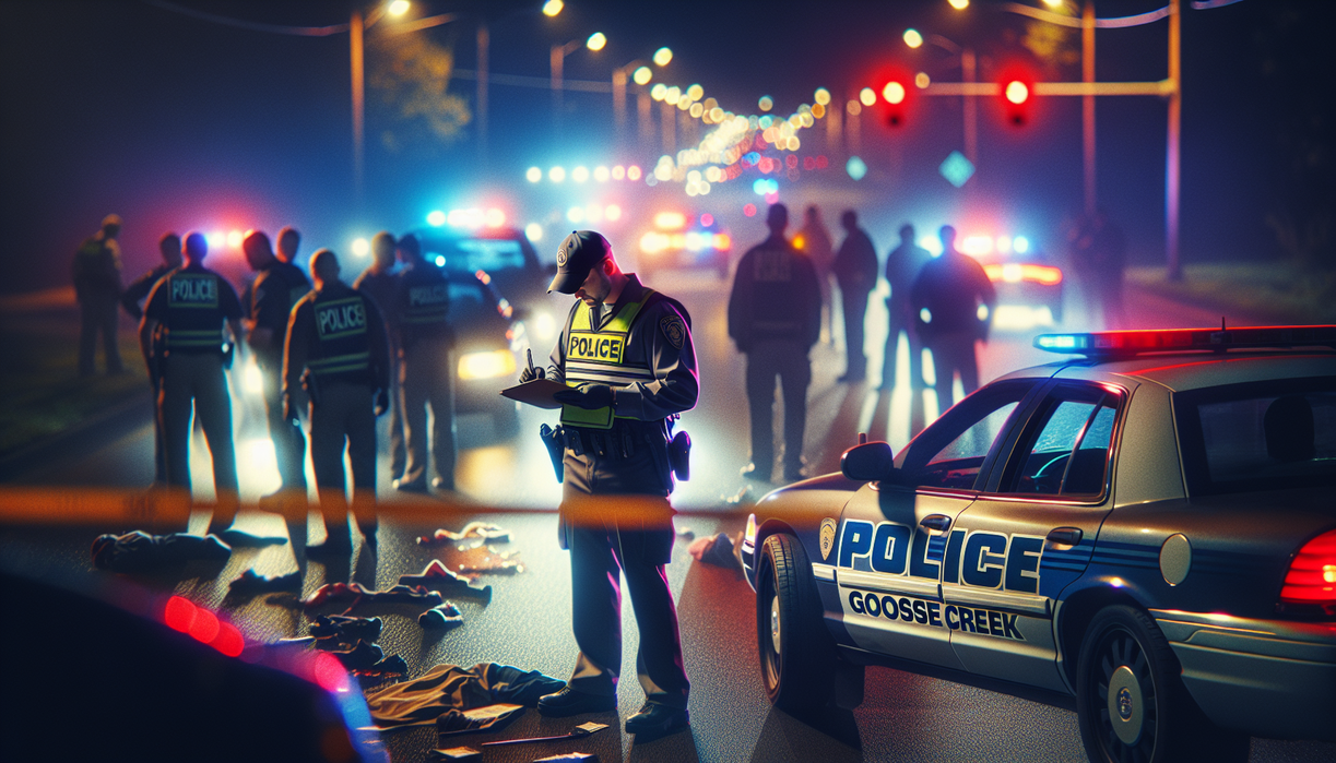 alt_text: A caution sign highlighting the danger of car-pedestrian accidents on busy city streets.