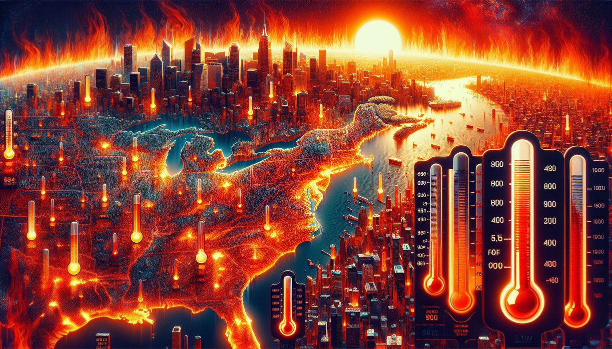 alt_text: Satellite view showing a massive, swirling storm front over the Eastern United States.